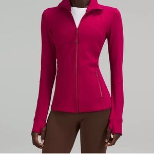 LULU LEMON ATHLETICA DEFINE JACKET POMEGRANATE